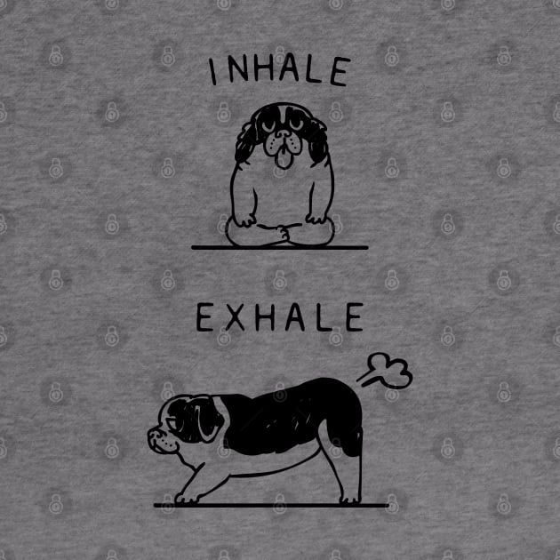 Inhale Exhale St. Bernard by huebucket